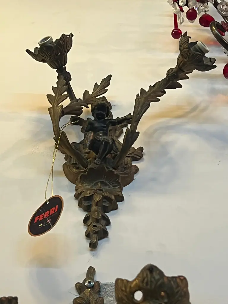 APPLIQUE 2 LAMPS ANGEL