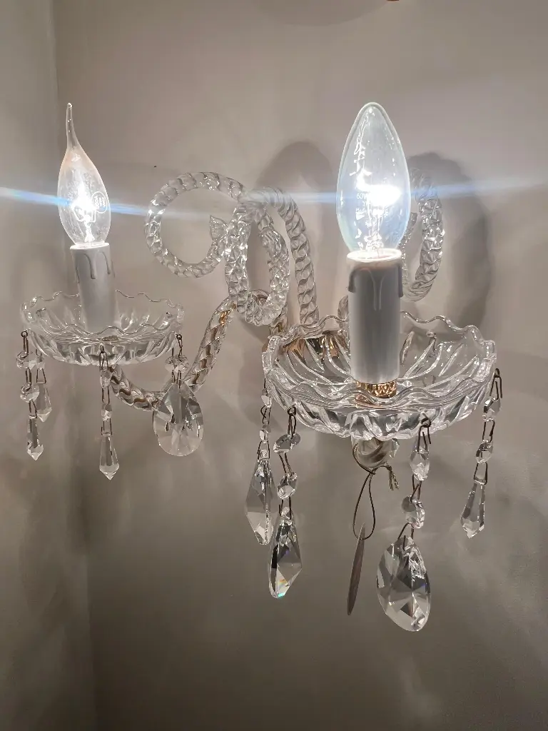 APPLIQUE MURANO EGYPT 2 LAMPS 