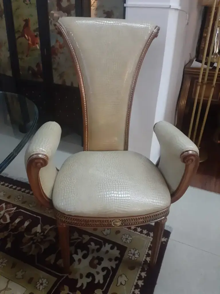 ARMCHAIR GRECIA CHERRY BIZ BEIGE 