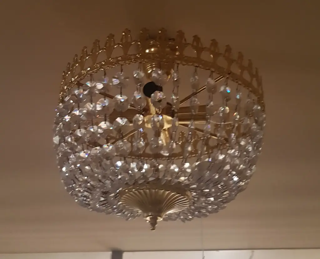 PLAFONIERE 33 CM GOLD 