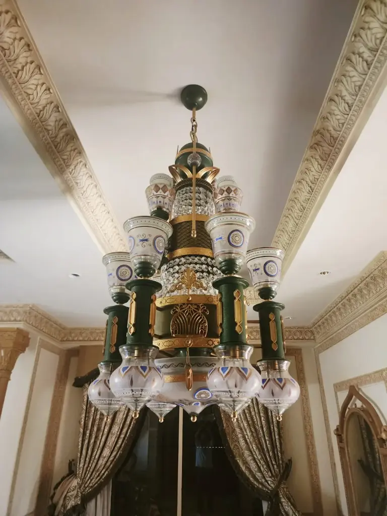 CHANDELIER REPAIR + REPLACEMENT OF BROKEN GLASS GLOBES