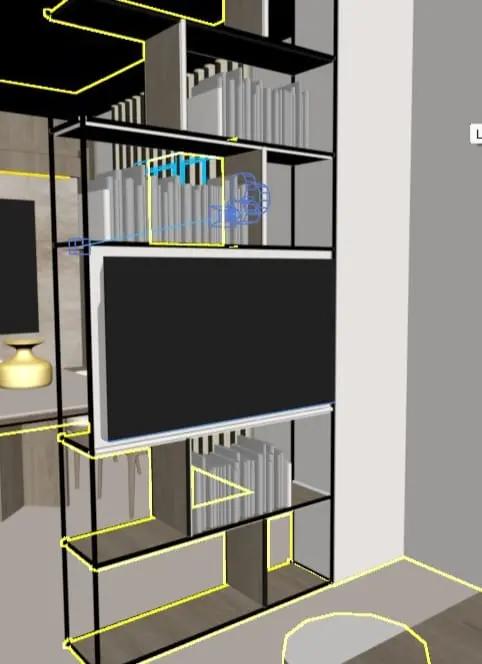 PARTITION BETWEEN THE OFFICE AND MEETING ROOM