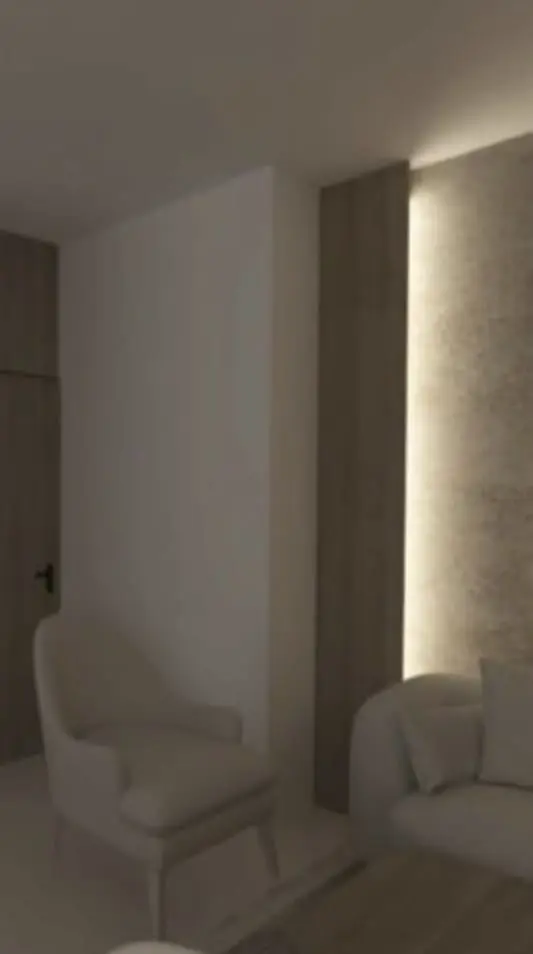 DECORE WITH INDIRECT LIGHTING