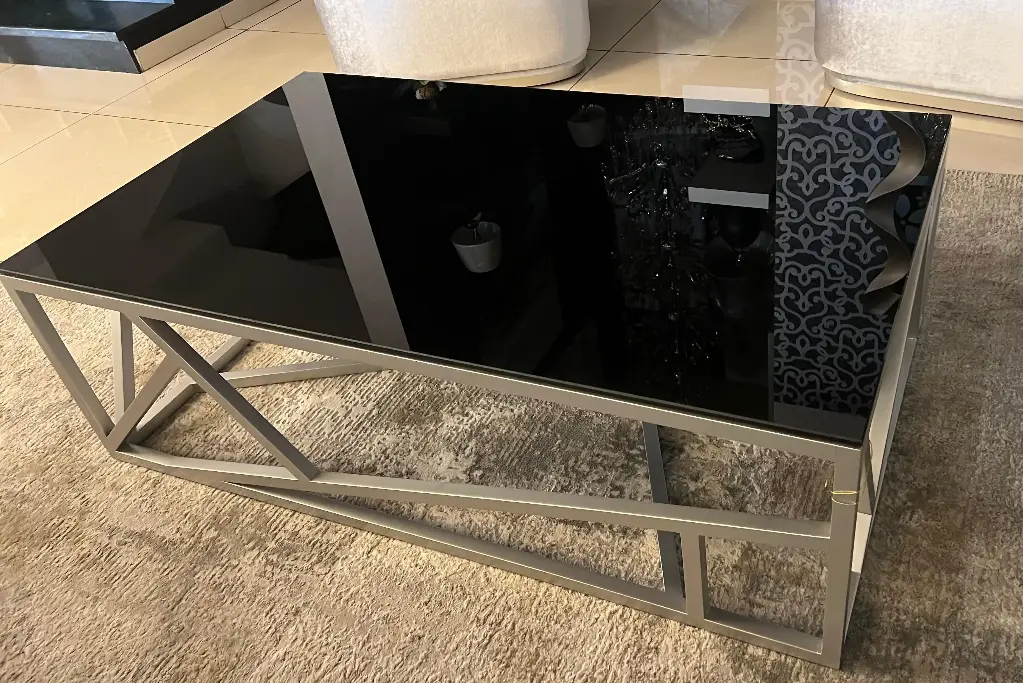 CENTRE TABLE STRESS SILVER 