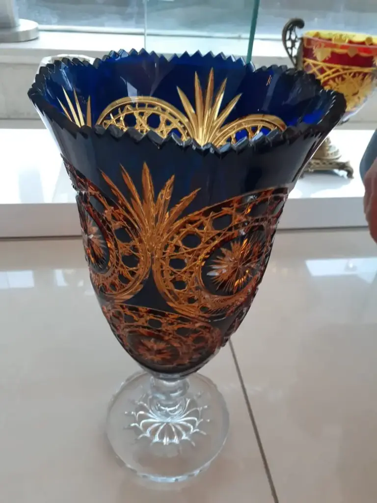 VASE AMBRE BLUE C 08-390 G 