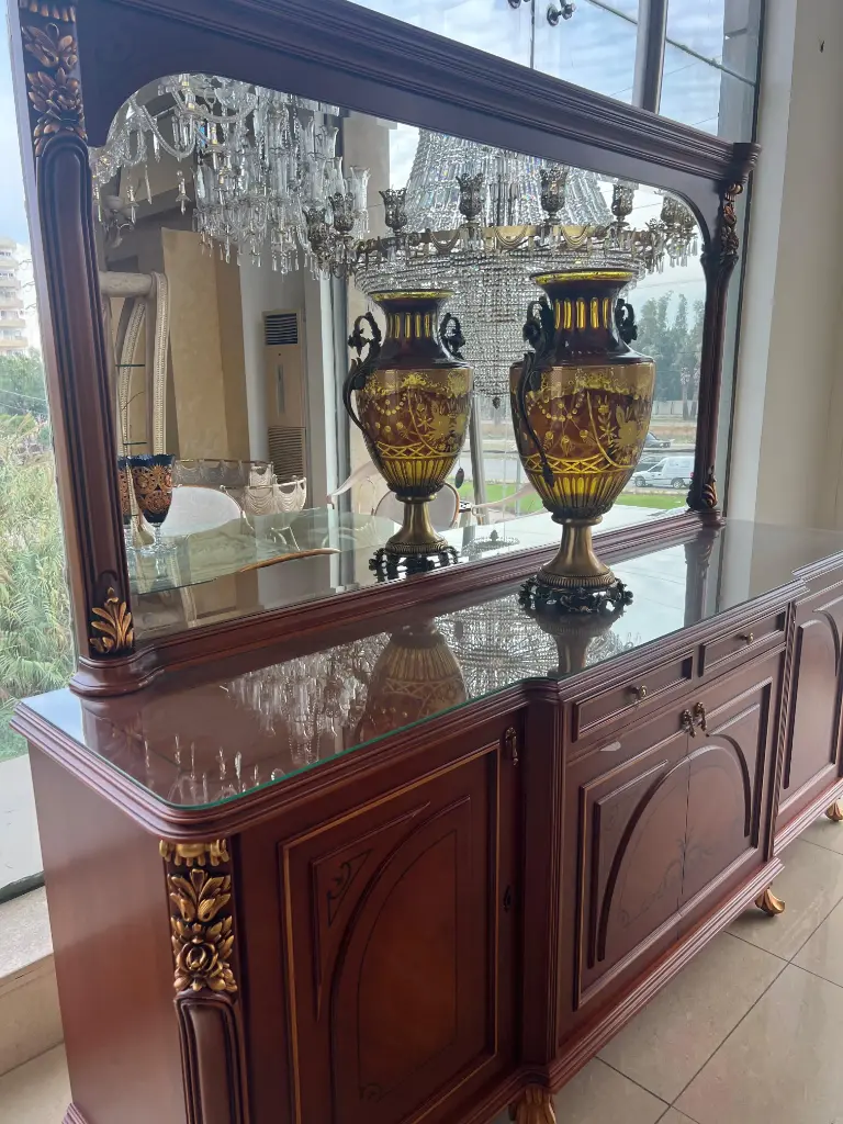 DRESSOIR AND MIRROR