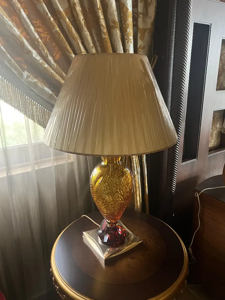 LAMPADAIRE C 3232 GOLD AMBER 