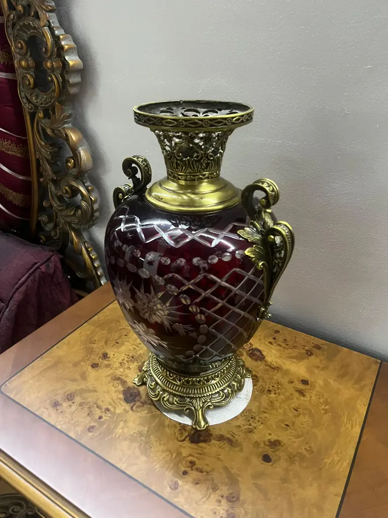 VASE LQ 1071 DARK RED 