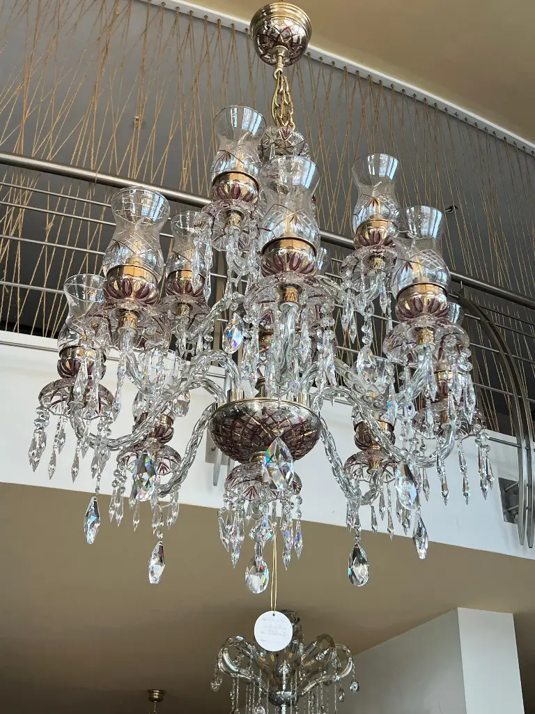 LUSTRE C 609/8+4 GOLD RUBY TULIP 